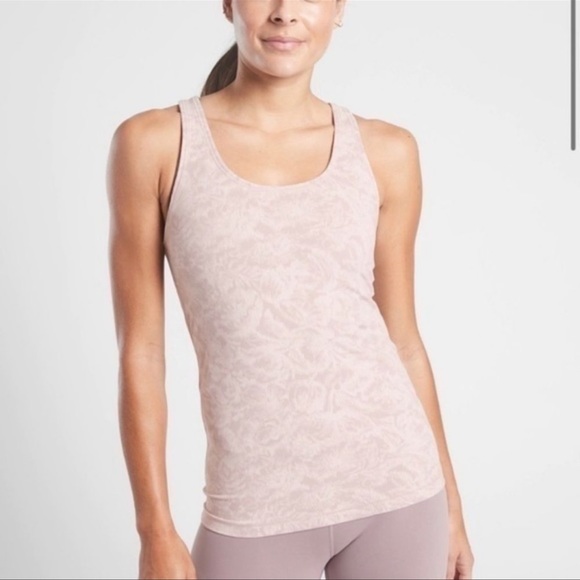Athleta Tops - Athleta frosted floral scoop neck tank top size small